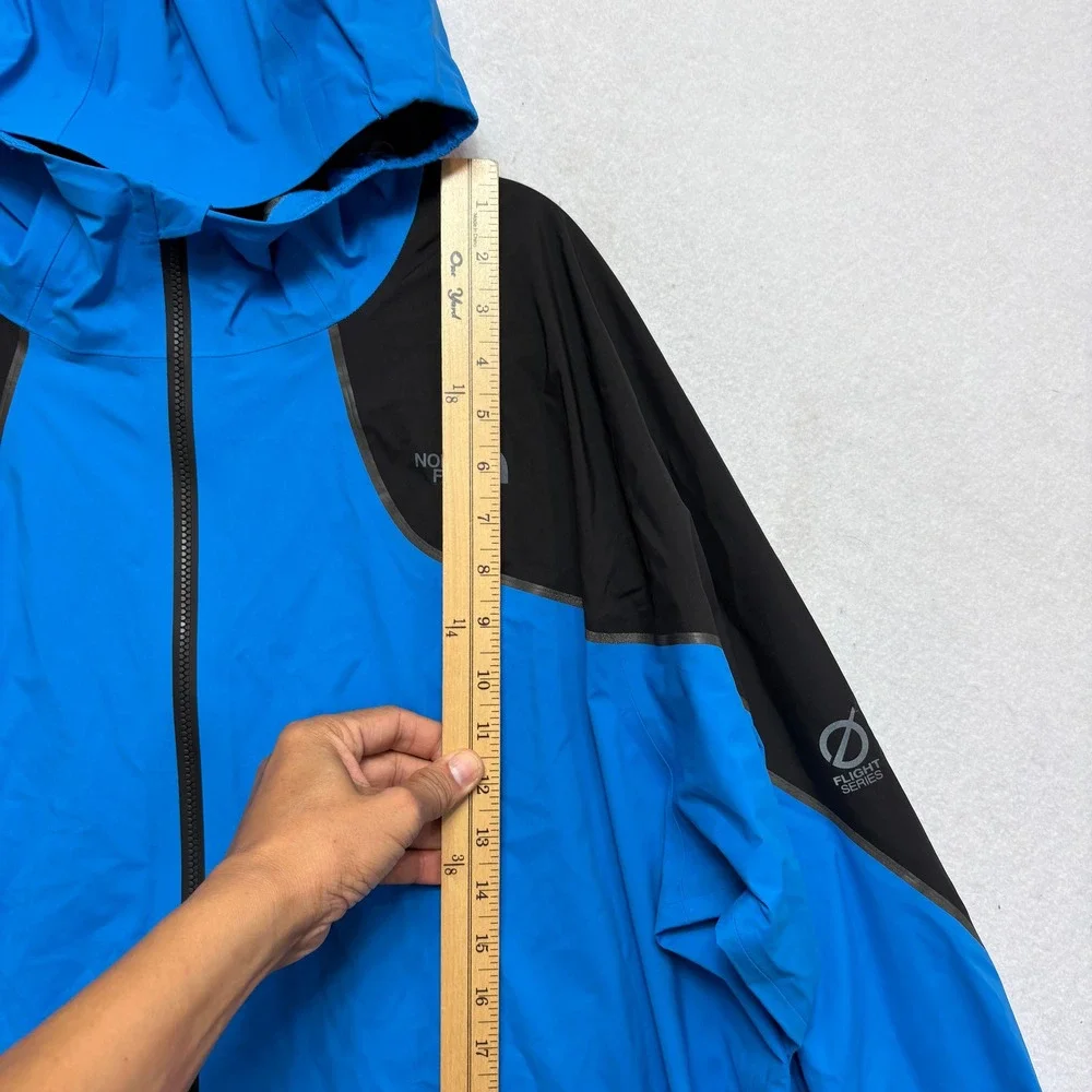 The North Face Flight Series Jacket Mens XXL Blue Hooded Shell Futurelight